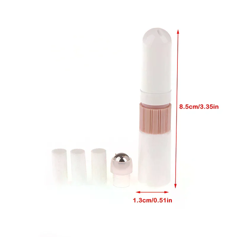 2 in 1 bastoncini per inalatore nasale vuoto bottiglia di olio essenziale diffusore di aromi tubi vuoti per inalatori per aromaterapia nasale con cordino