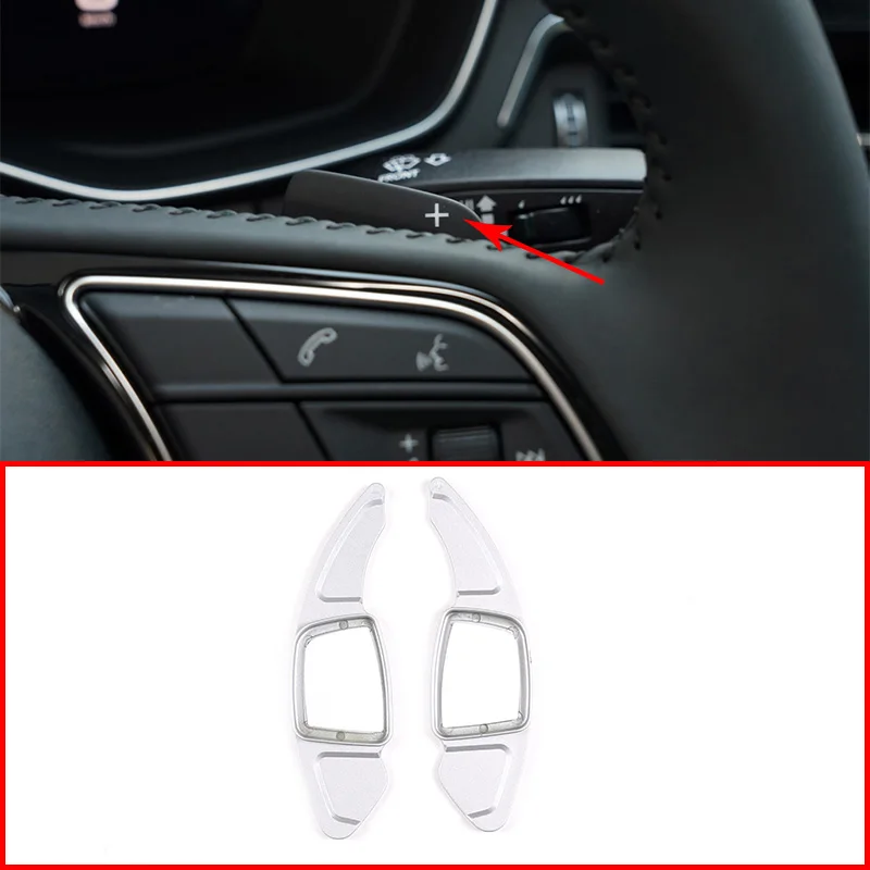 Car Steering Wheel Extension Shifters Shift ABS Shift Paddles For AUDI A3 A5 A8 A4L Q3 Q7 Q5L R8 S3 S4 S5 SQ5 TT TTS Accessories