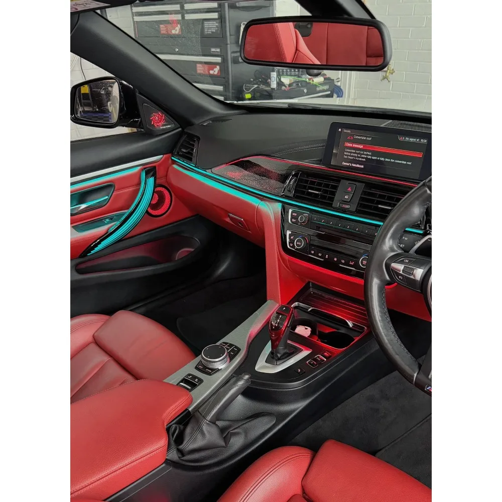 RHD Upgrade LED Car Interior Ambient Light for BMW 3/4 Series 3GT F30 F31 F34 F36 2011-2019 Decoration Parts Accessories