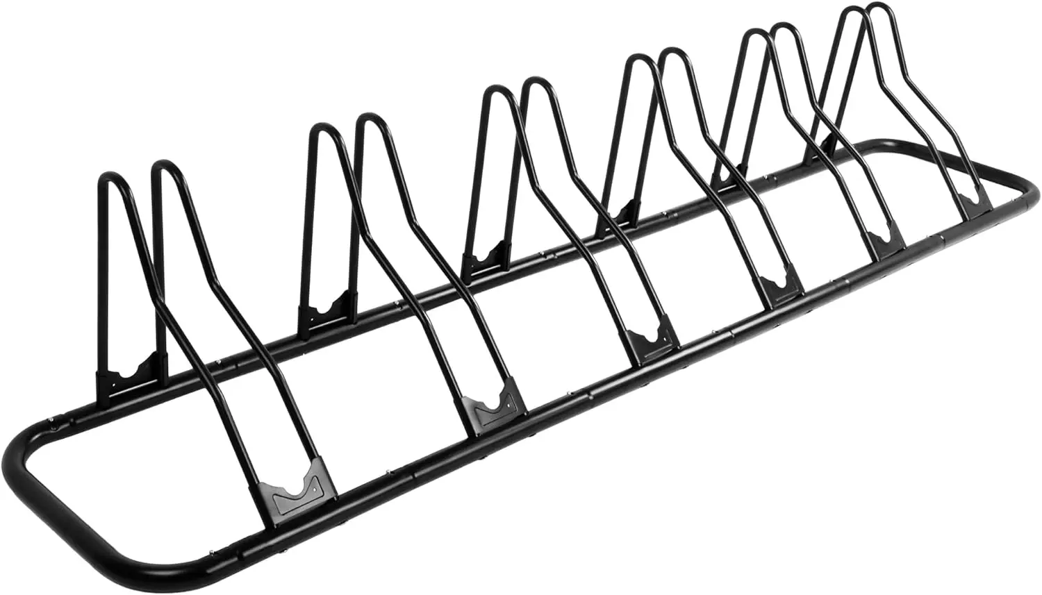 Bicycle Floor Parking Rack Stand for MTB Road Bike Indoor Home Garage Storage Holds 6 Bikes