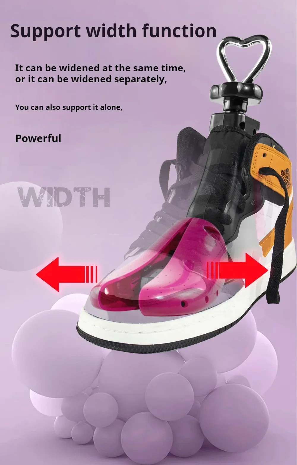 NEUE High Top Schuh Bäume Stiefel Turnschuhe Schuh Bahren Männer Frau AJ Schuhe Baum Einstellbare Länge Breite Schuhe Bahre 1Pcs – Detail 5