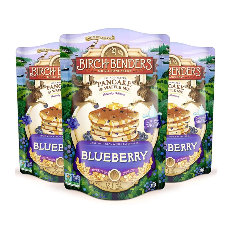 2025customized.Colorful Custom Matte Meat Protein Pancake Mix Packaging Potato Chips Stand Up Pouch Plastic Bags Chocolate C