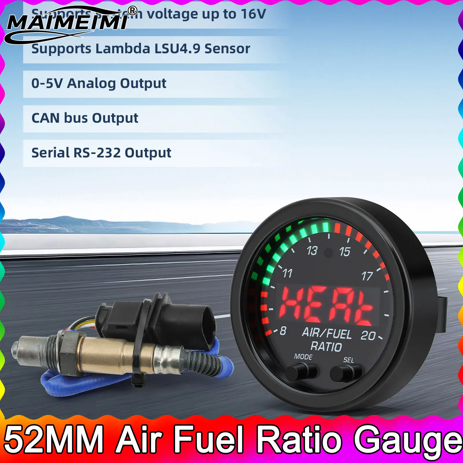 52Mm Afr Gauge O2 B…