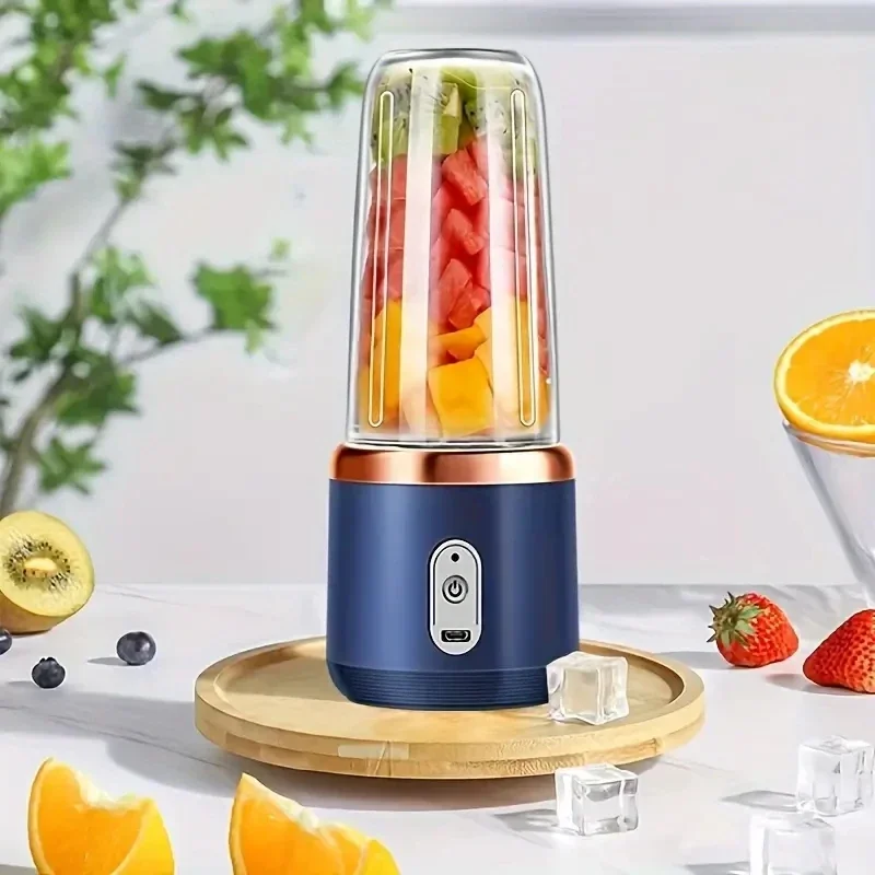 

Portable 400ml Mini Fruit Juicer USBCharging Lemon Orange Fruit Juicing Cup Smoothie Blender Machine kitchen appliances Citrus