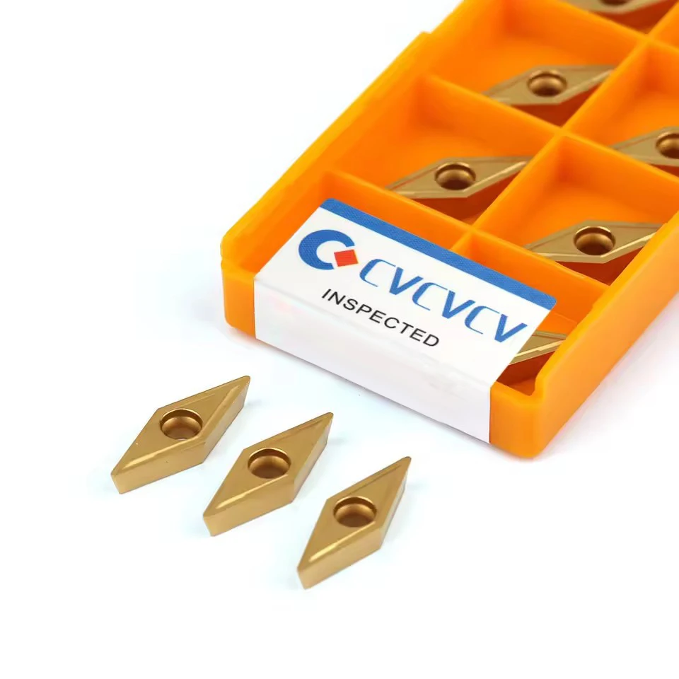 10PCS Inserti per tornitura VCMT110304 Centro di lavoro lama a rombo Utensile per tornitura interna Utensile per lavorazione in acciaio inossidabile