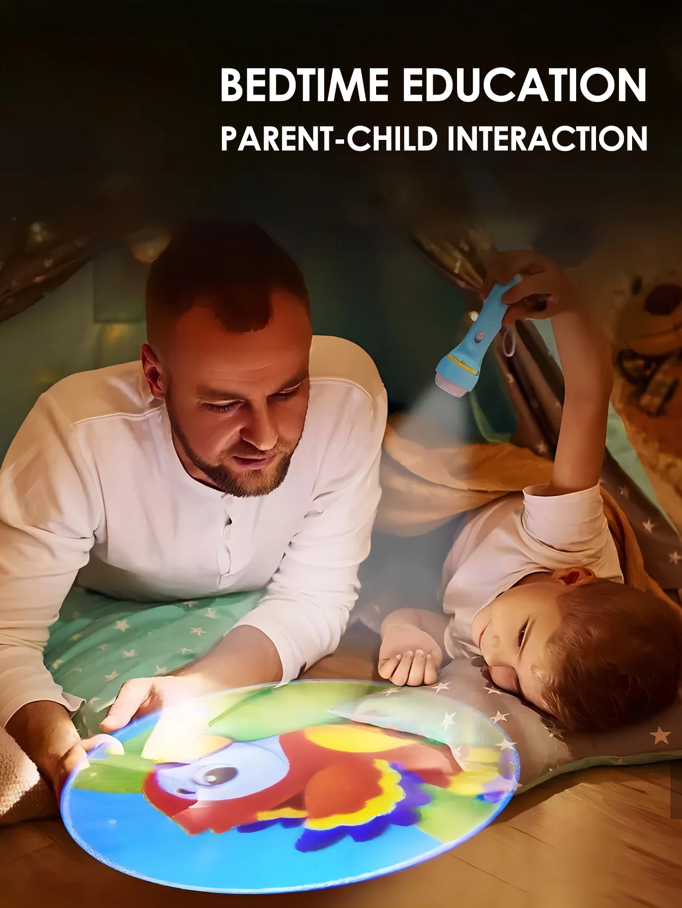 24 padrões 3/10 cartões lanterna de projeção dos desenhos animados educação precoce cognição antes da hora de dormir livro de história quebra-cabeça brinquedos para crianças