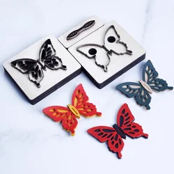 Leather Die Cutter Japan Steel Wooden Die Leather Craft Japan Knife Art Cutting Mould Die Template Tools Butterfly Cutter