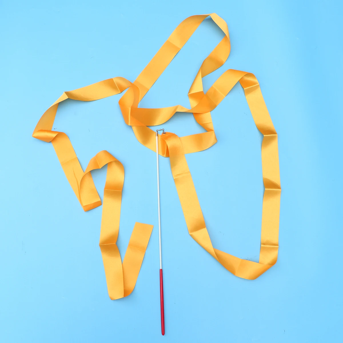

12 Pcs Gymnastics Ribbons Kids Dancing Streamers Sky Blue Rosy Colorful Ribbon Training Equipment Circus Skill Dance