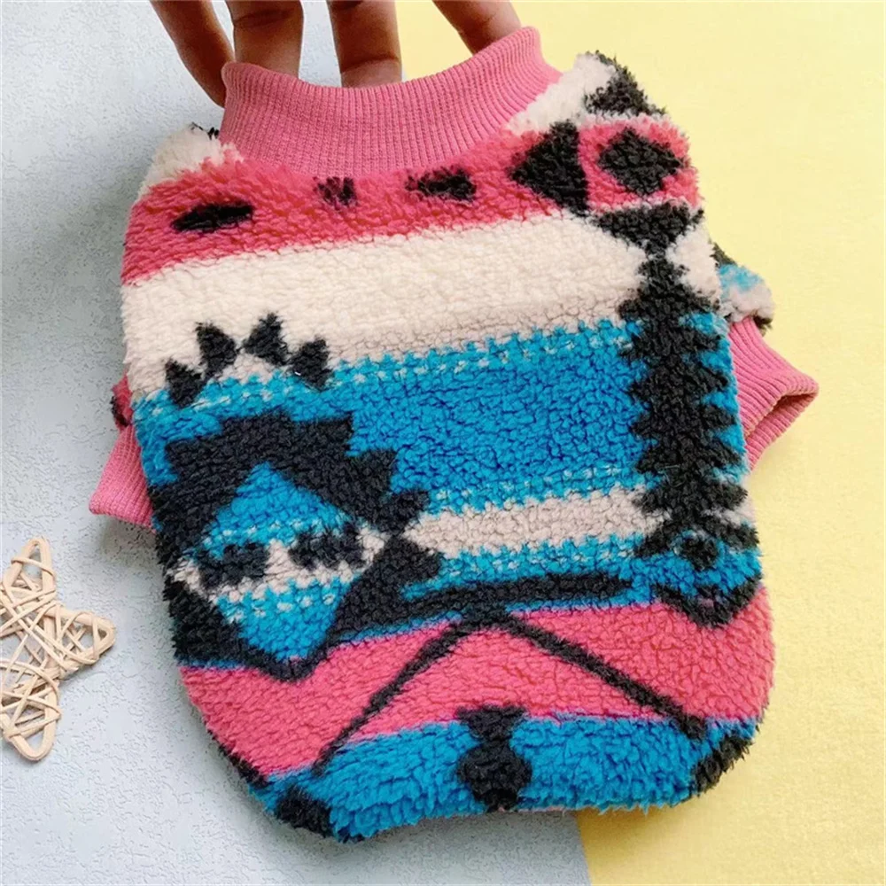 Fashion French Bulldog Sweater Warm Plush Cat Dog Clothes for Small Dogs Chihuahua Yorkshire Puppy Pullovers ropa para perros