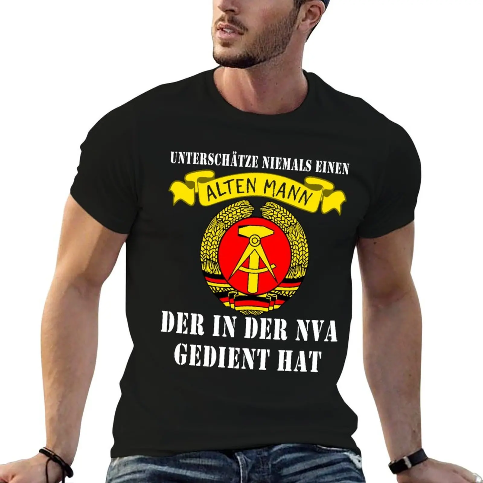 

T-Shirt for soldier man cotton shirts cotton t NVA GDR pack t Ossi man gift shirts
