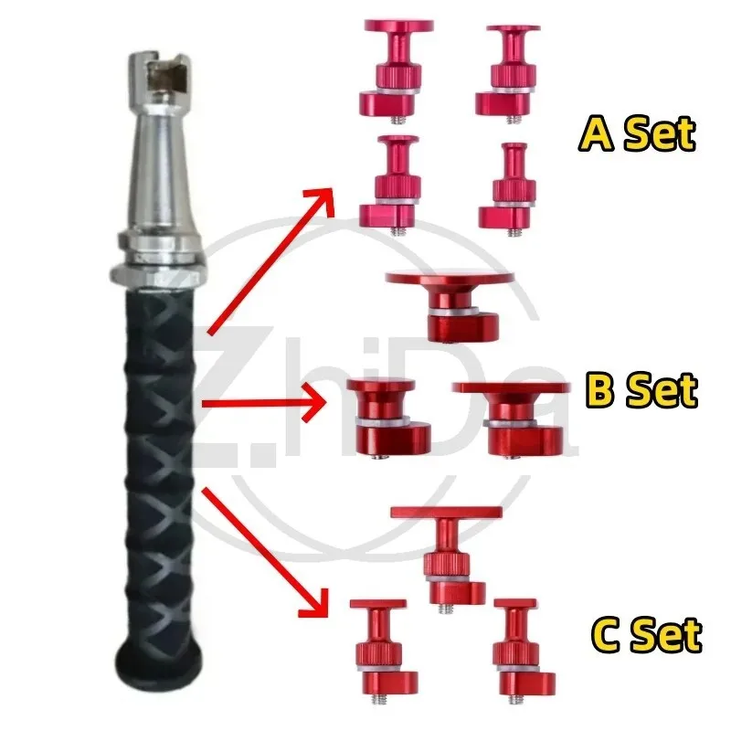 

Car Body Dent Pit Repair Slide Hammer, Portable Small Light Pull Hammer High-End Auto Dent Pulling Tool