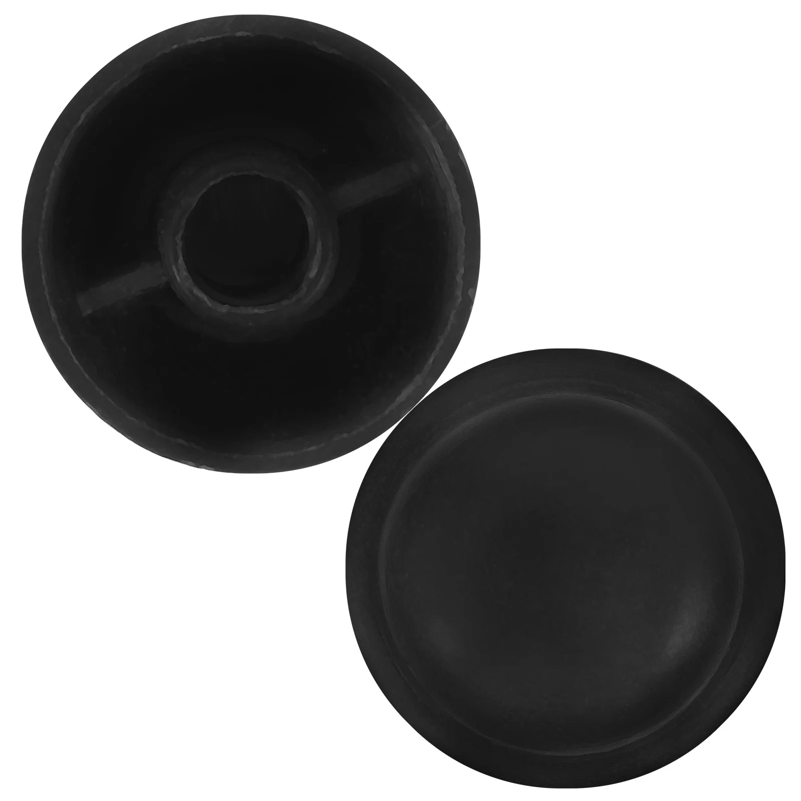 

2Pcs Black Top Umbrella Cap Screw Tips Repair Accessories Plastic Umbrella Tops Cover Cover Replacement Tops Protector