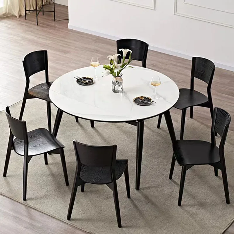 2pc Simple European Chair Minimalist Nordic Aesthetic Luxury Chairs Dining Premium Elegant Cadeiras De Jantar Dining Room Chairs