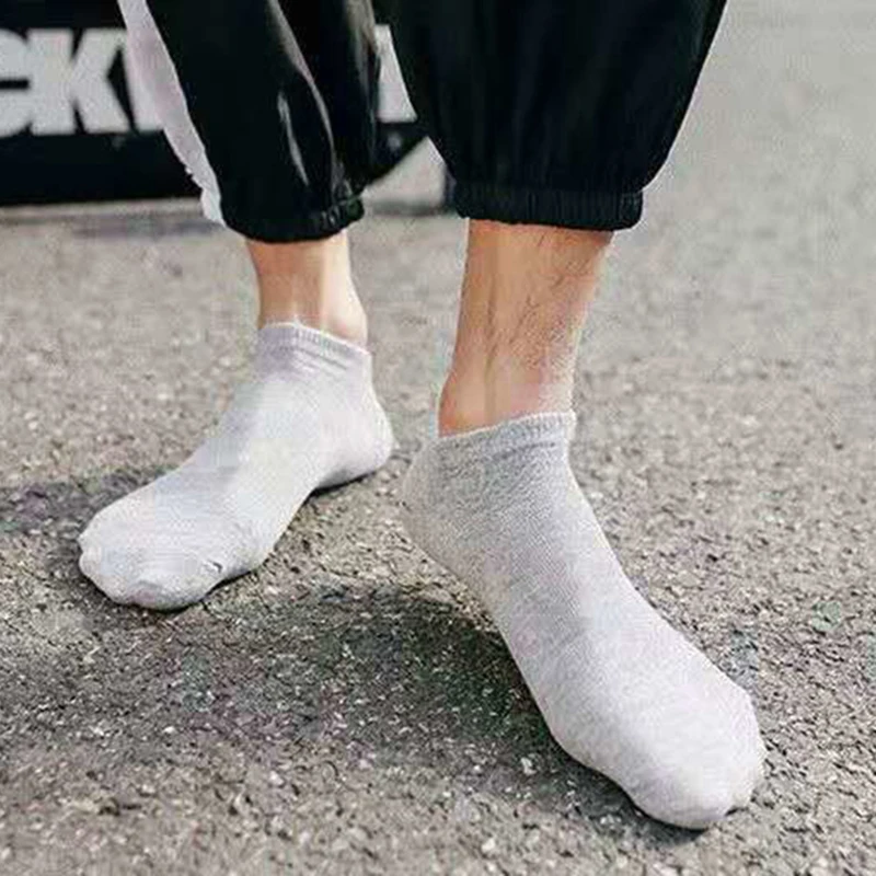 3Pairs Summer Cotton Sweat Socks for Men Lady Elasticity Medium Tube Socks Autumn Casual Breathable Short Sports White Socks