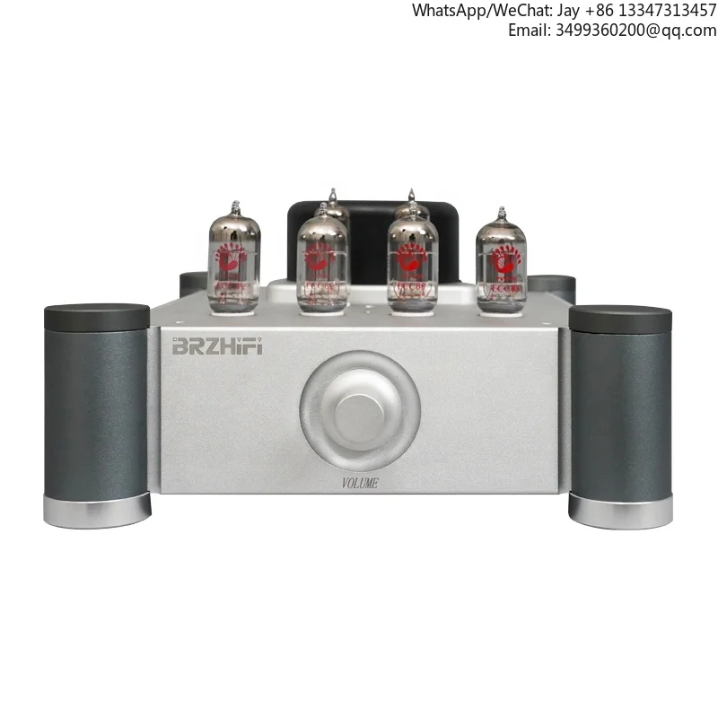 

Manufacturer Shigeru Wada Vacuum Tube Preamplifier Plate Aluminum Housing Stereo HIFI Preamplifier