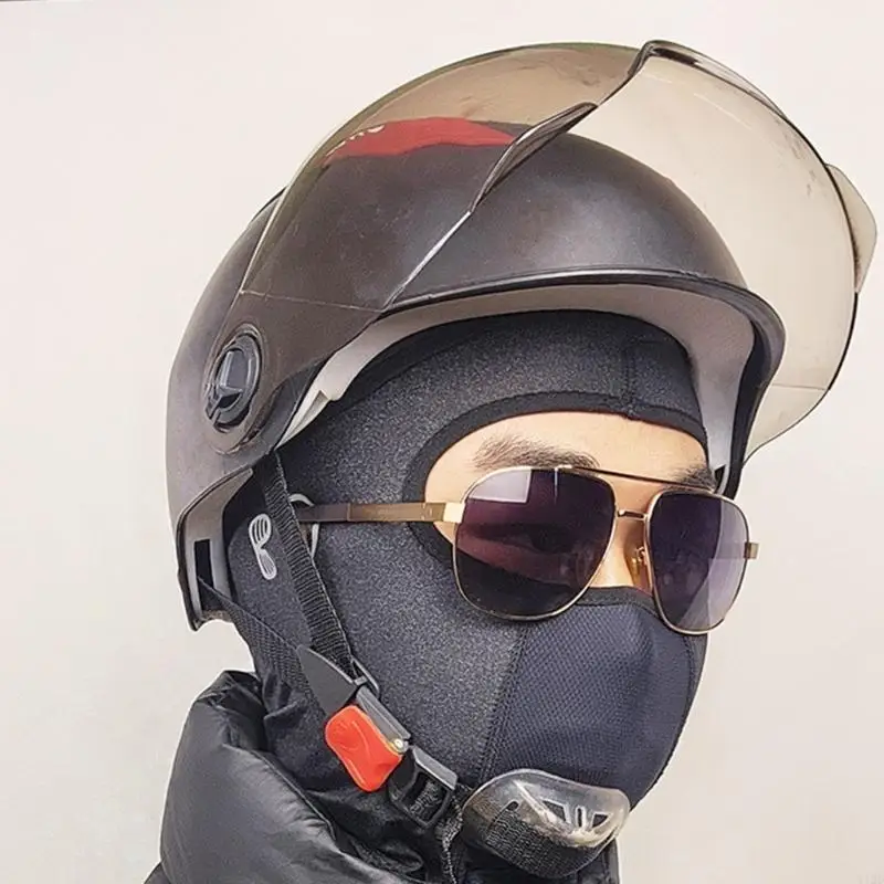 الجليد الحرير الجليدي يركب الدراجات التمسح الشمس واقية خوذات دراجة نارية للدراجات النارية بطانة القماش التنفس #5