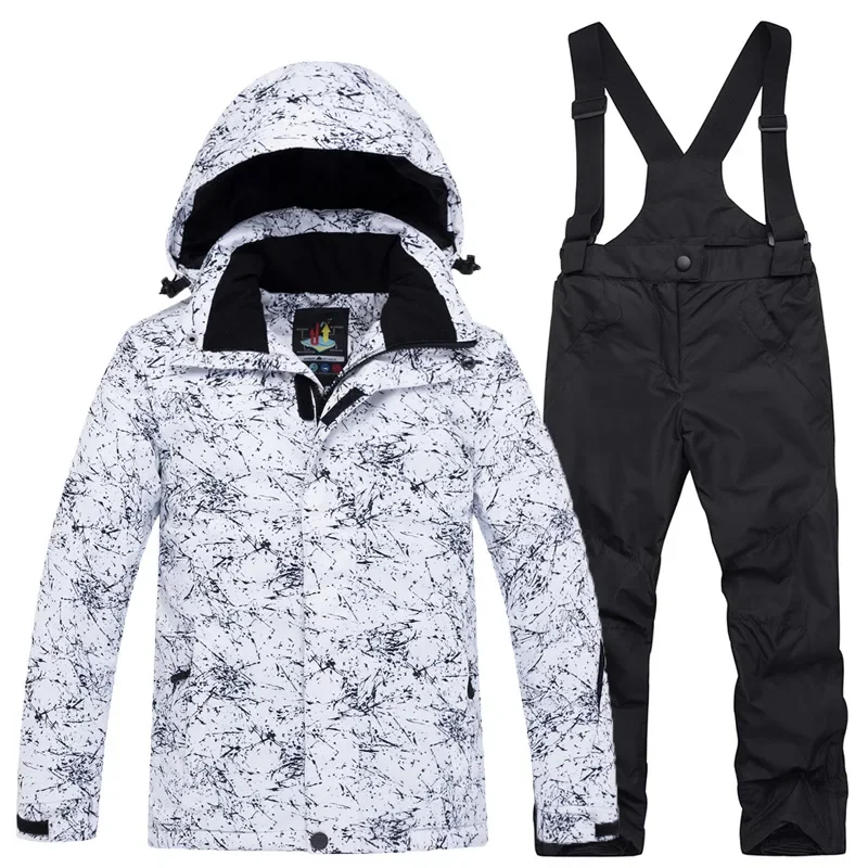 

Children's Snowwe ar Winter Outdoor Single Board Double Board Ski ing Clothing Waterproof And Windproof Skiing Clo thing OT4