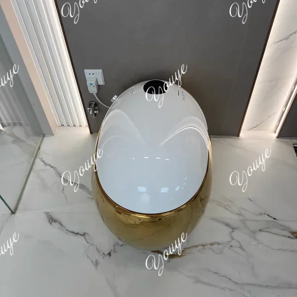 U European household integrated golden egg-shaped smart toilet fully automatic no water pressure limit household electric toilet