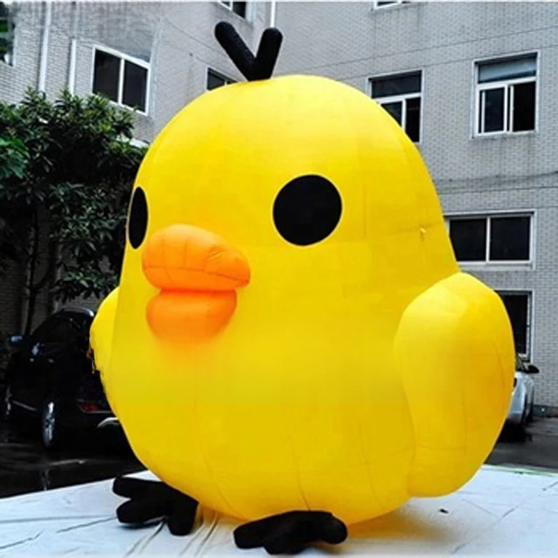 Chicken Inflatable Yellow Inflatable Chicken Toy Balloon Activity Party Decoration Creative Chinese New Year Festival Decoration