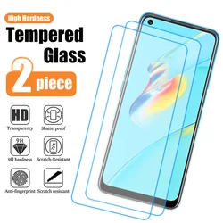 2PCS Full Screen Cover Tempered Glass Protective on OPPO A74  A54 A72 5G A9 A5 20Screen Protector for OPPO  A74 A53 A52 Glass