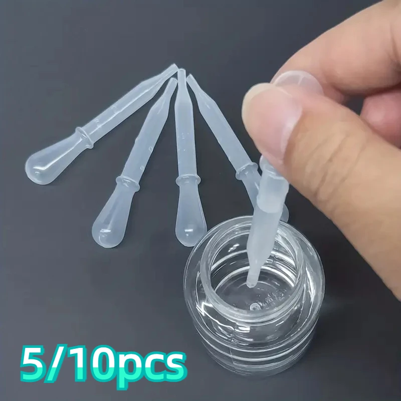 Plastic Disposable Pipette Transfer Graduated Pipettes Liquid Dropper For Ear Eye Essential Oils Alcohol Paint Lab