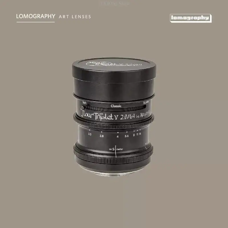 عدسة Lomo Nour Triplet V 2.0/64 Bokeh Control Art لكاميرات Nikon Z/Sony E/Canon RF Mount