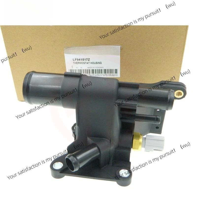 ZOCI-LF941517Z New Engine Coolant Thermostat For Mazda 3 5 6 L4 2.0L 2.5L 2006-2013 Water Outlet With Sensor LF94-15-179A