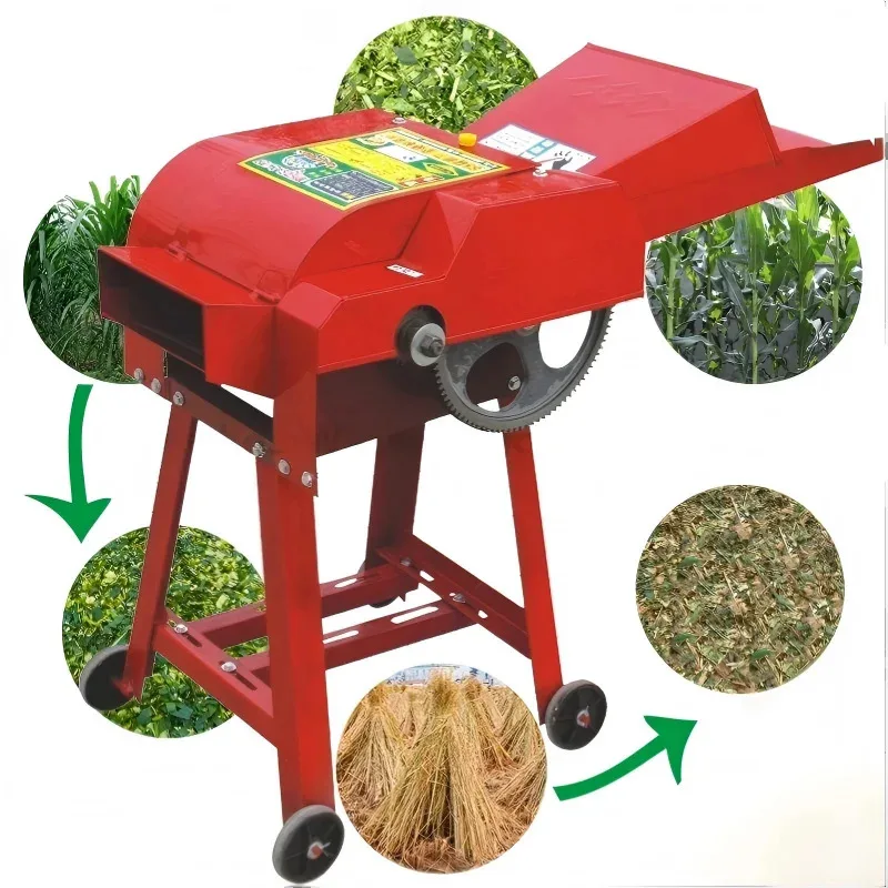 

Электрическая измельчительная машина Birui для обработки зерна, соломы и водных растений для корма животных, производительность 400-1200 кг/ч