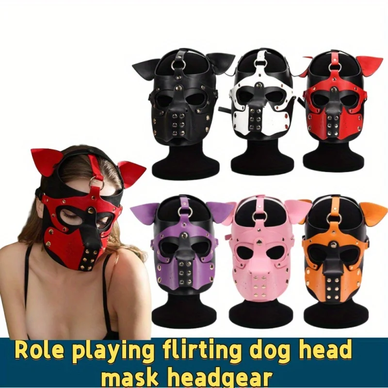 

Halloween Role Play Fun Headwear Adult Role Play Mask Creative Dog Headwear Party Drag Props Halloween Role Play Decoration