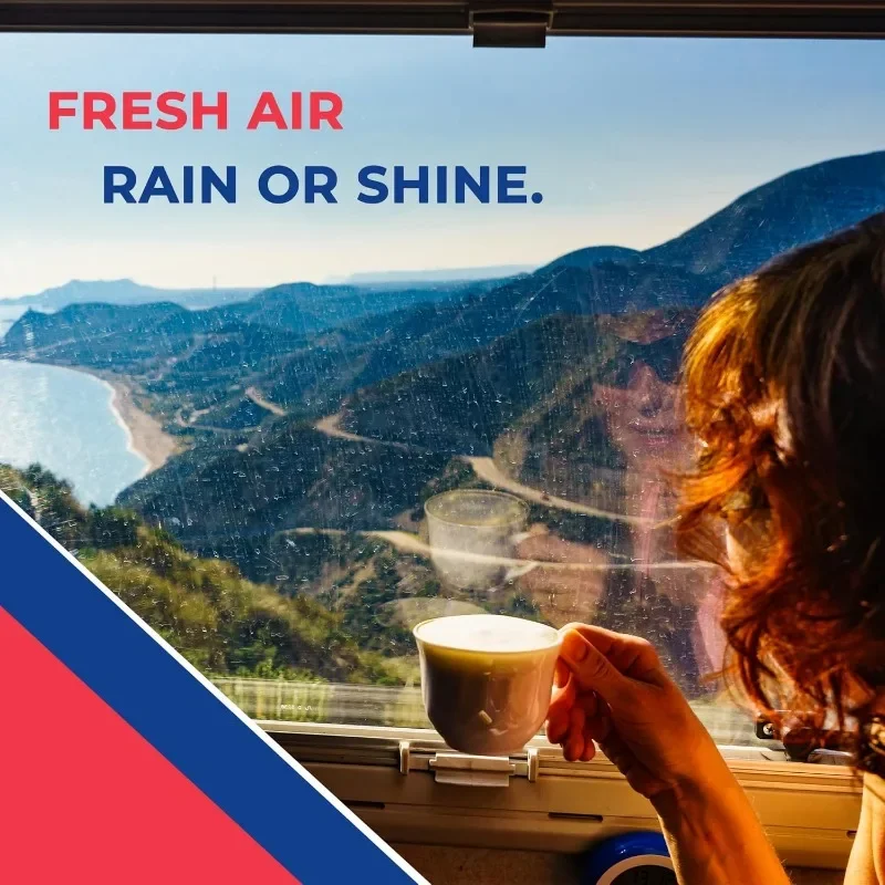 MAXXAIR Maxxfan Deluxe Vent, Fan and Vent Cover All in One - Powerful 10-Speed Reversible Fan with Thermostat