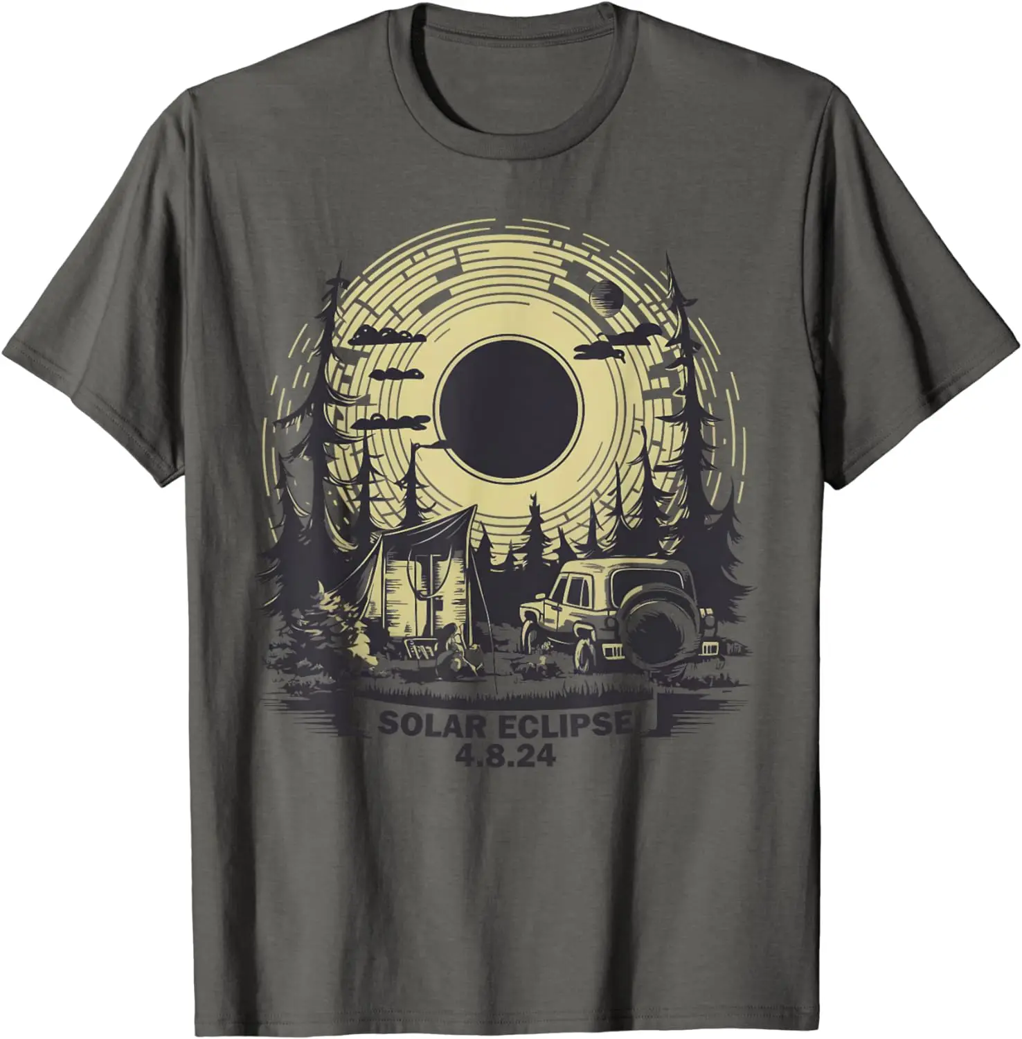 Trip Camper! Total Solar Eclipse 2024 Totality 04.08.24 T-Shirt