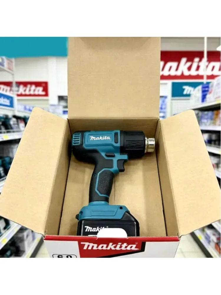 Makita Akku 18V 6,0Ah Makita Dhg181 550 °   C Temperaturgesteuerte Heißluftpistole 18V Kabellose Handgehaltene Heißluftpistole mit LED-Anzeige