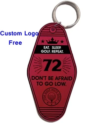 100PCS Custom Logo Free 33colors  Plastics Hotel Motel Movie Key Chains DIY Tag Pendant Keychain Keyring Mail Box Gifts