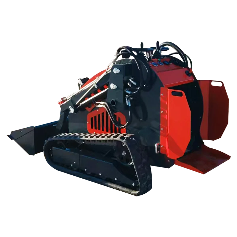

Customized Super Power Diesel Engine Mini Skid Steer Loader Gasoline Compact Skid steer Loader Front end loader