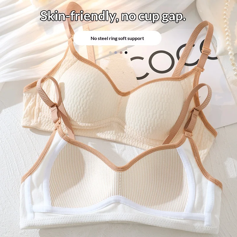 

Новый модный бюстгальтер для девочек-подростков, легкий, без косточек, для небольшой груди, с эффектом пуш-ап и возможностью ношения без бретелек