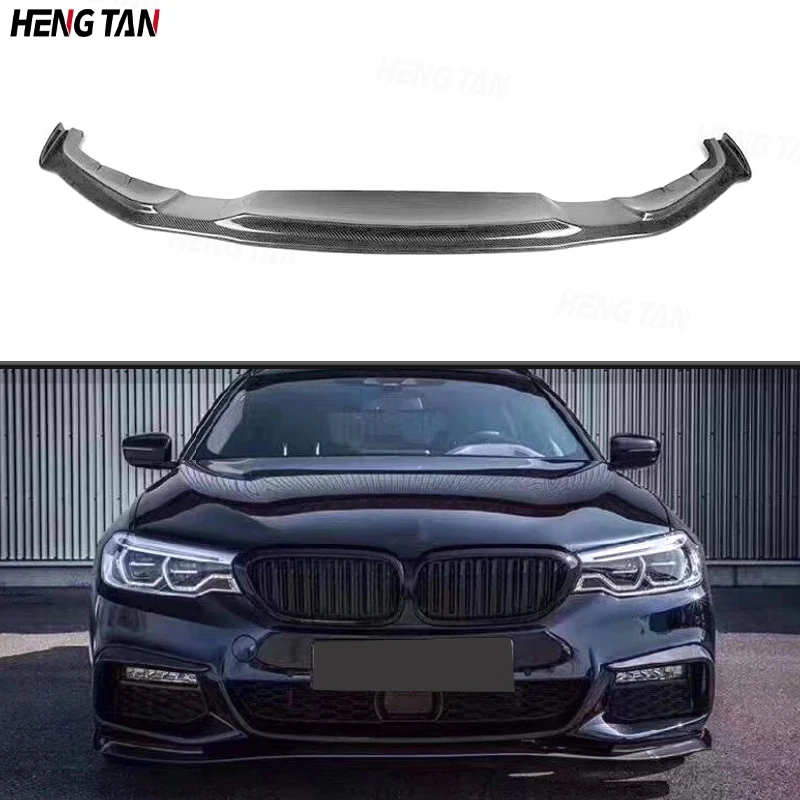 

Carbon Fiber For BMW 5 Series G30 G31 G38 M Sport 2017- 2019 Front Bumper Splitter Front Lip Chin Spoiler Diffuser Body kit