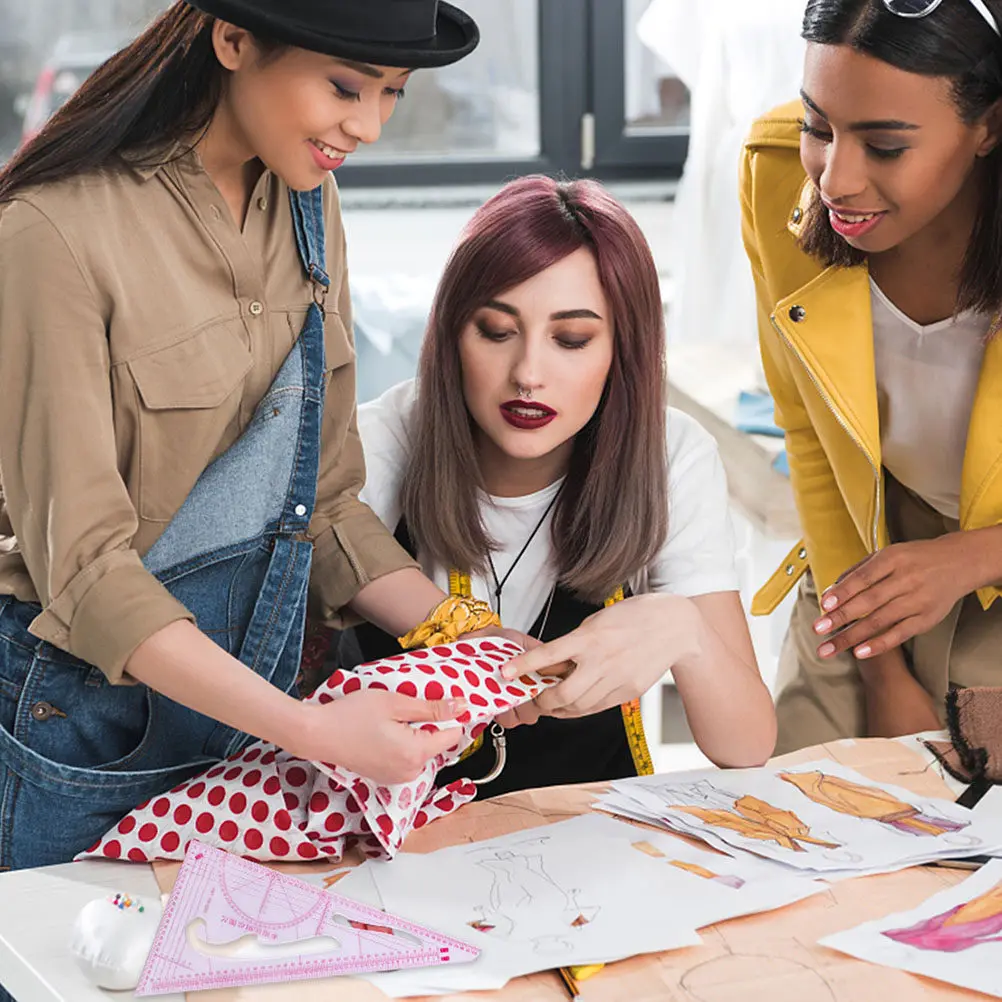 

Набор из 9 измерительных линеек: французские метрические линейки для кройки и шитья, для начинающих, дизайнеров, модельеров, для рукоделия и DIY-проектов