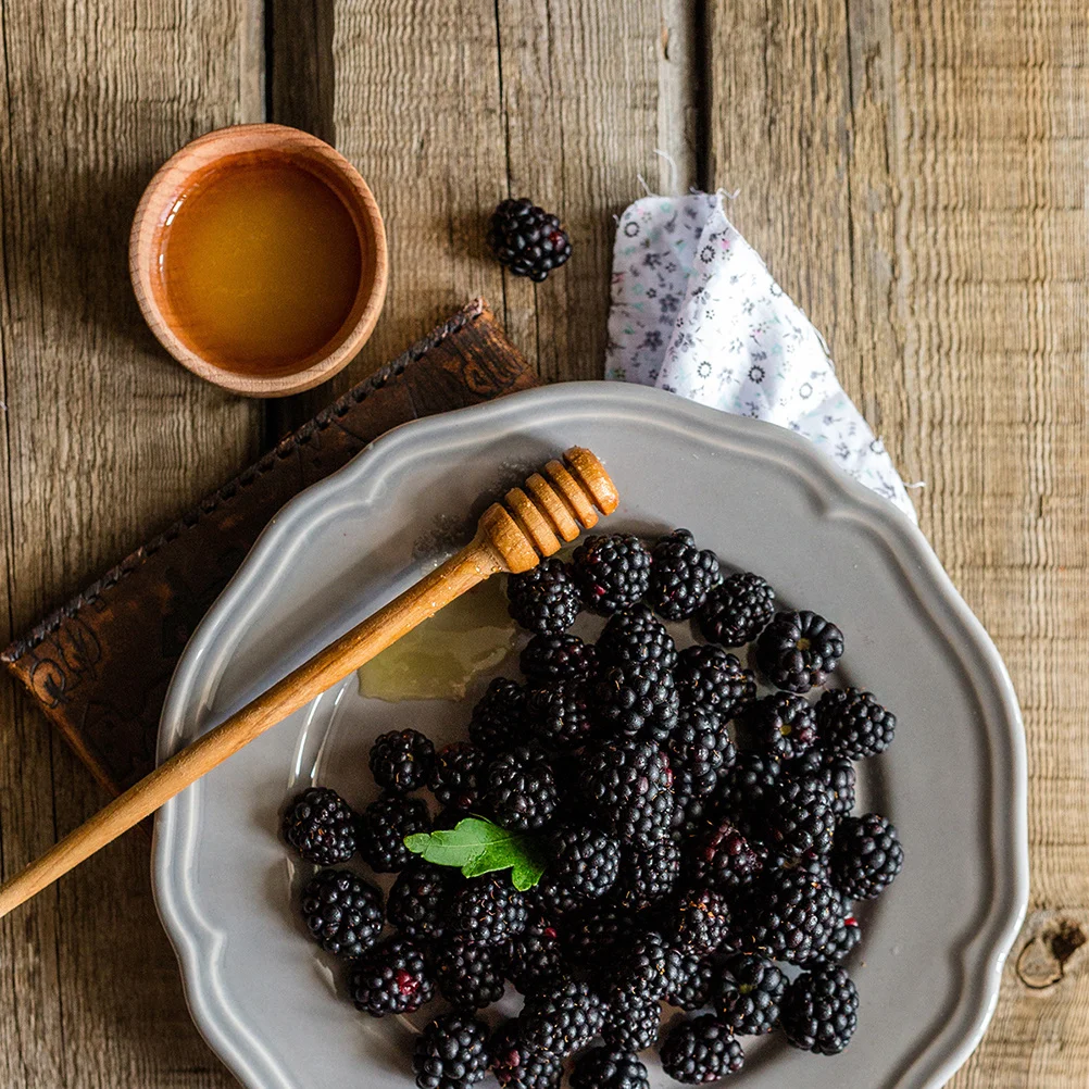 

20Pcs Honey Mixing Stick Reusable Wooden Stirring Rod Comfortable Grip Portable Size for Honey Jars Kitchen Cooking Utensils