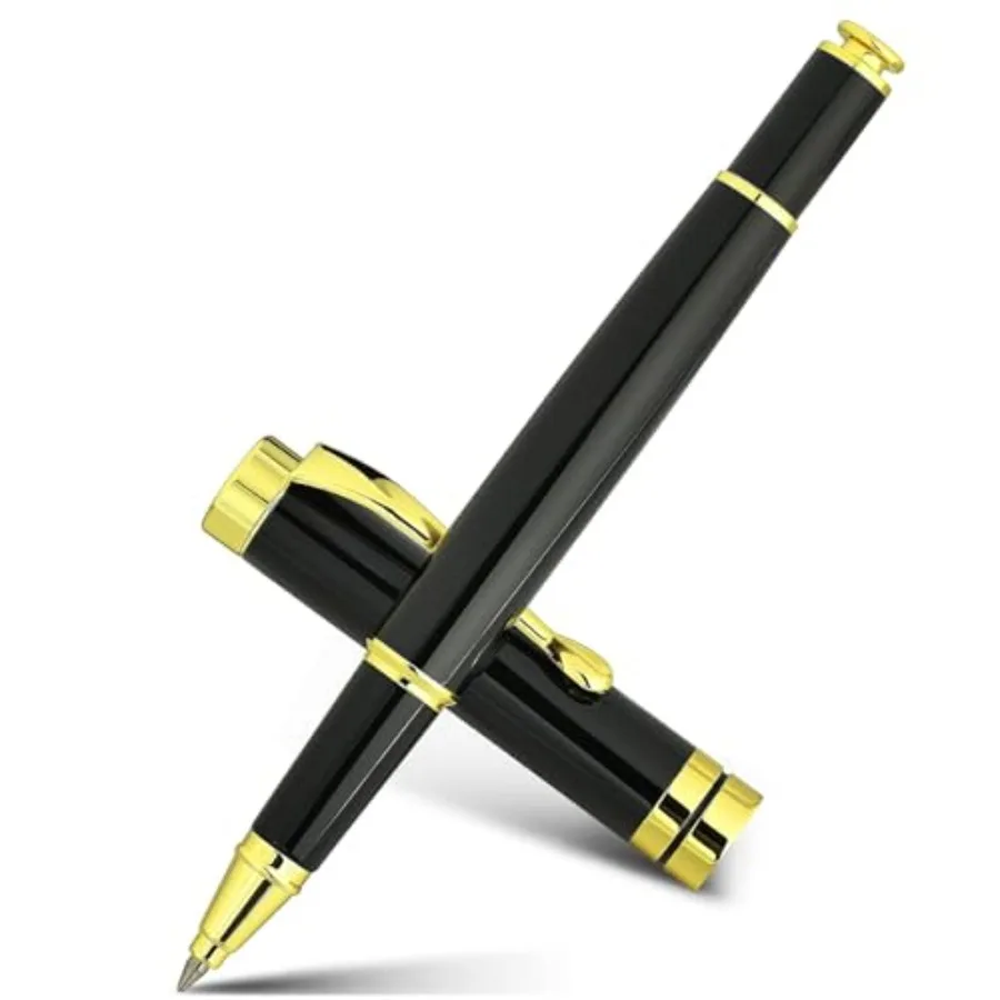

Ballpoint Pen, Smooth Writing Office Pen, Premium Stainless Steel Ball Pen for Daily Use, Professional Business Pen for Men Wom