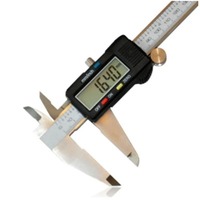 New electronic digital carbon fiber dial vernier caliper gauge micrometer measuring tool digital ruler 150mm 200mm 300mm