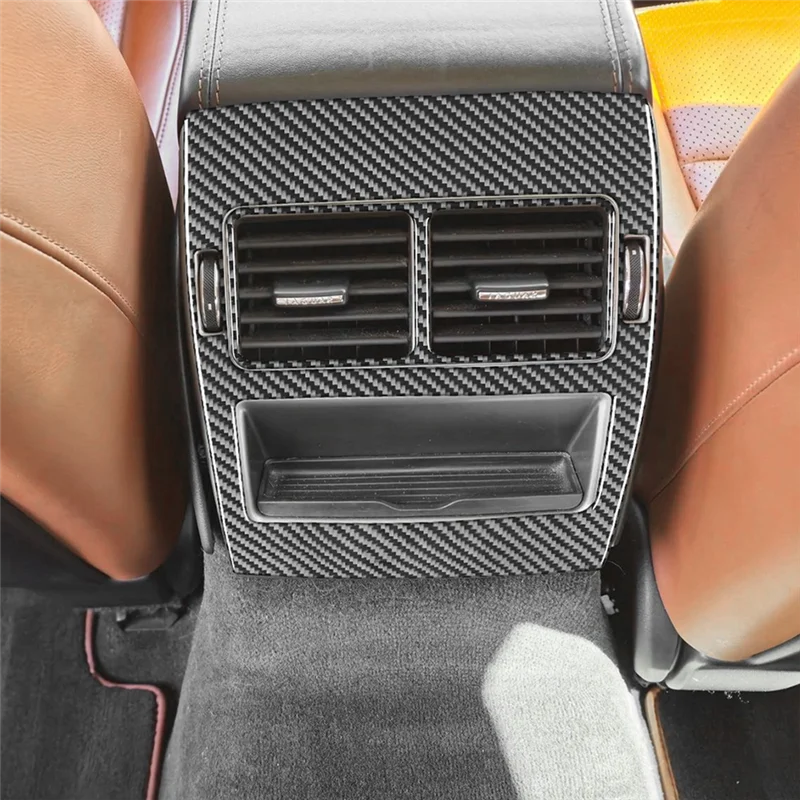 

Interior Accessories:Carbon Fiber For Jaguar XF 2008-2015 Car Rear Air Vent Outlet Cover Trim