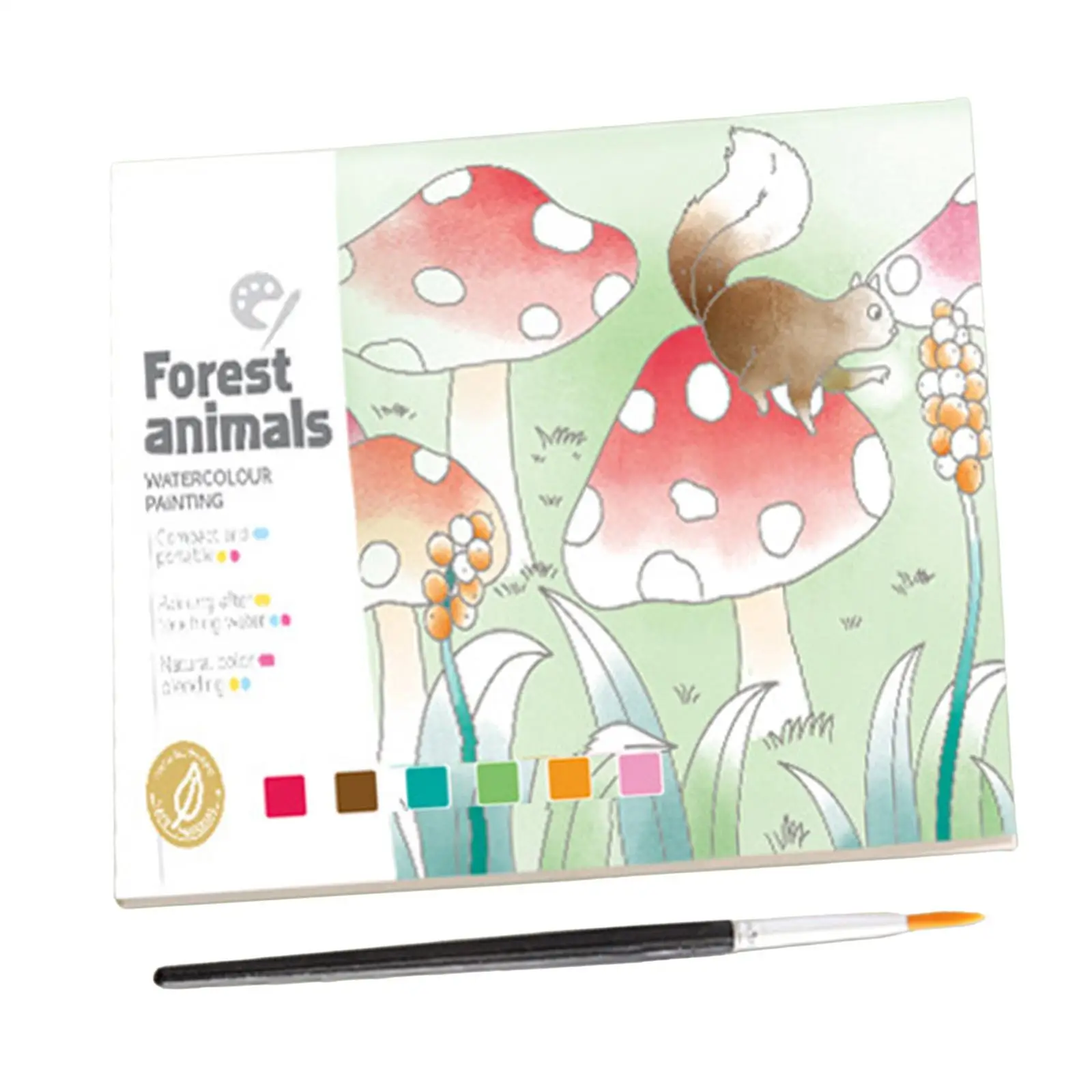 Libro de pintura de acuarela, juguete de dibujo que mejora la creatividad y la concentración para niños