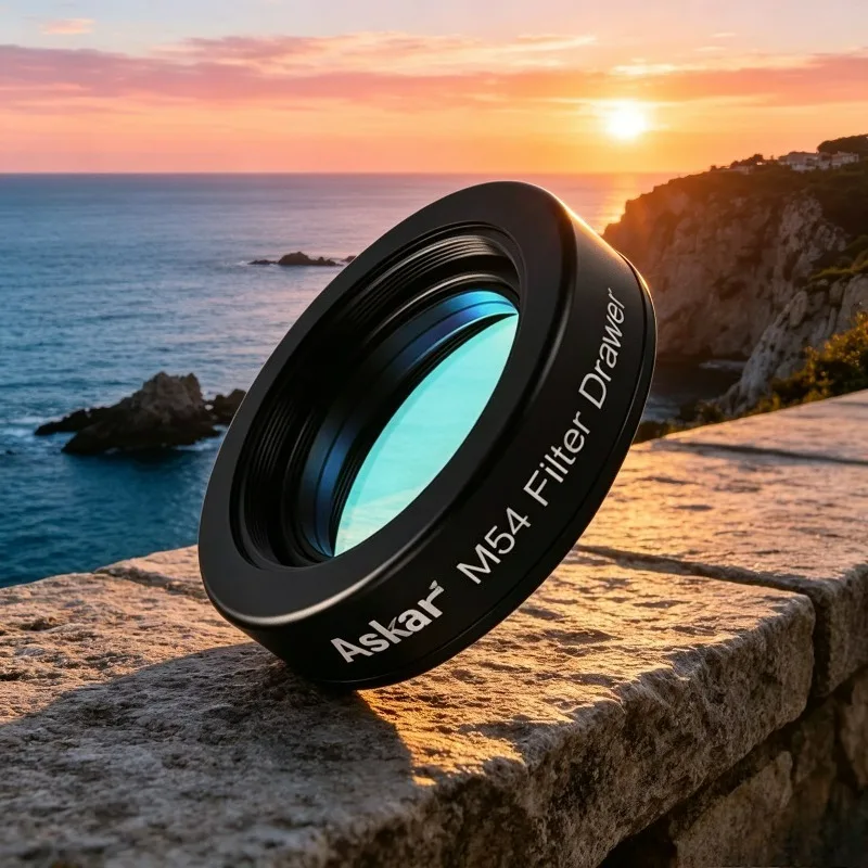 Askar M54 5-in-1 Filter Drawer Camera Accessories Neutral Density Filter Holder with Storage for DSLR Mirrorless Cameras