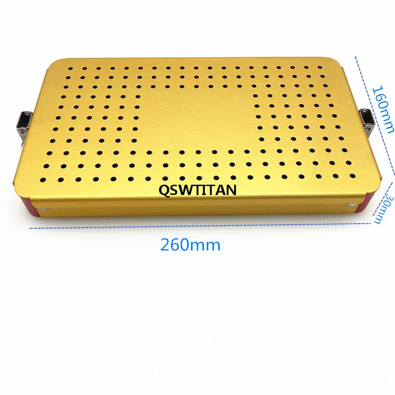 Disinfection tray box Single layer Sterilization box for Ophthalmic/dental surgical instrument