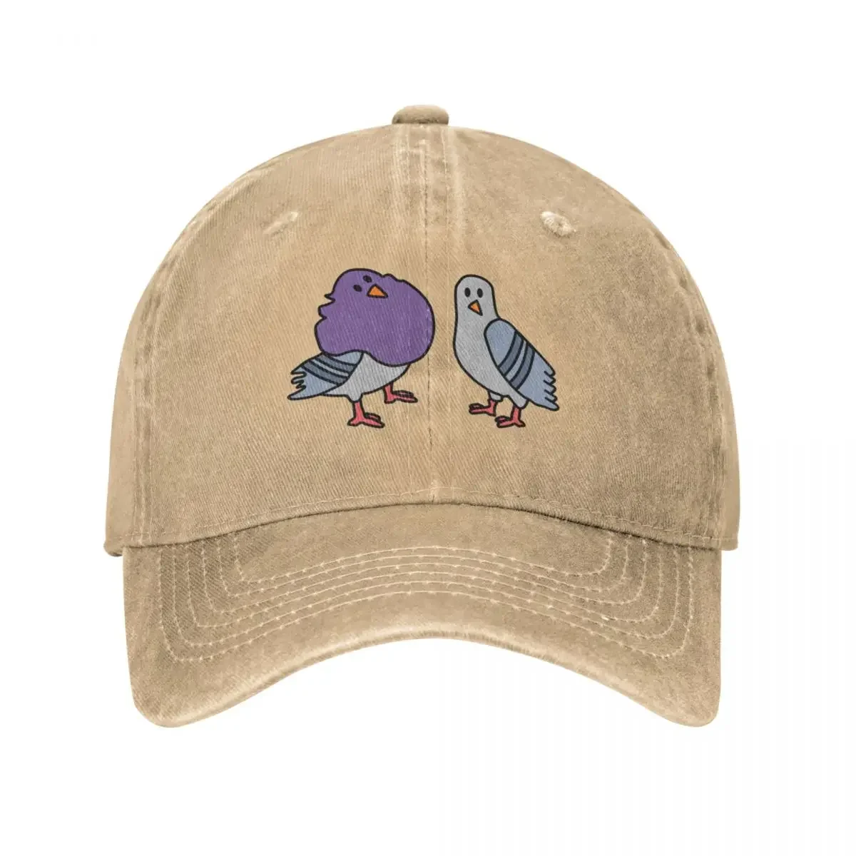 Cute Pigeon Mating Dance Cowboy Hat Luxury Cap Sunscreen Golf Wear fashion Women'S Hats For The Sun Men'S