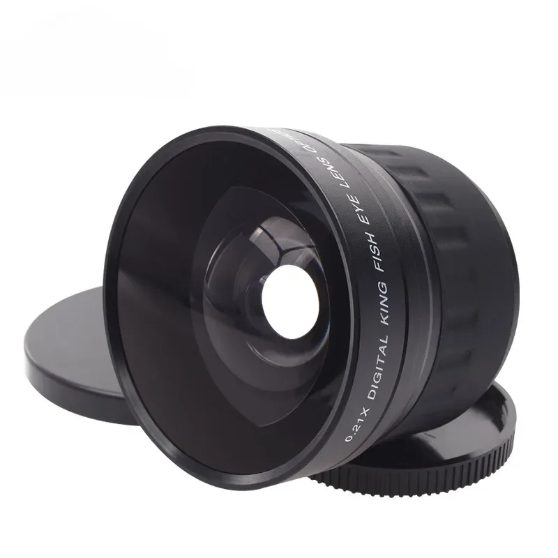 52mm 58mm 0.21x Fisheye Lens for Nikon Canon OLYMPUS Pentax Sony FUJI Camera Lens with 58mm UV Filter Lens Thread