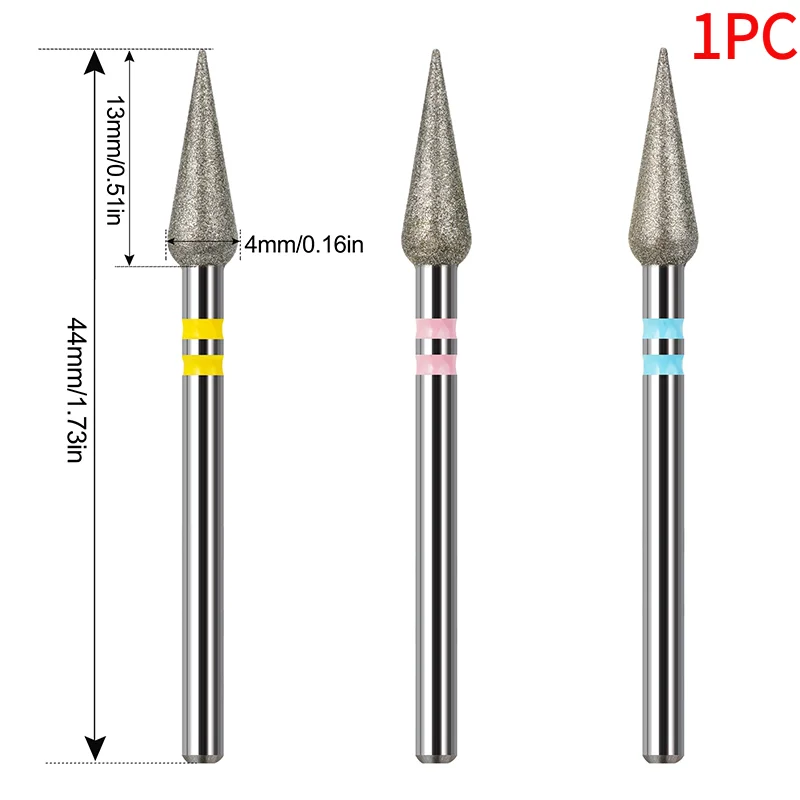 *1PC Cone Cuticle Clean Nail Drill Bit Professional Carbide Bit For Gel Polish Removal Durable Manicure Tools Nail Techs