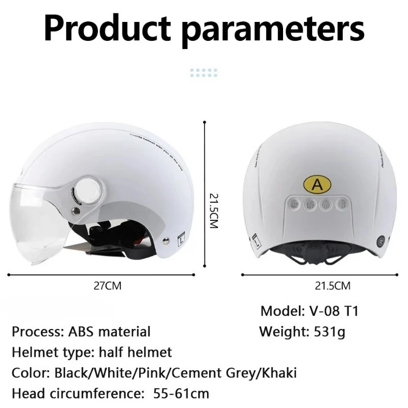 

Electric Scooter Helmet with Goggles, Outdoor Riding Safety, 3C Certified Helmet, Summer Breathable Sweat Absorbent Adult Helmet