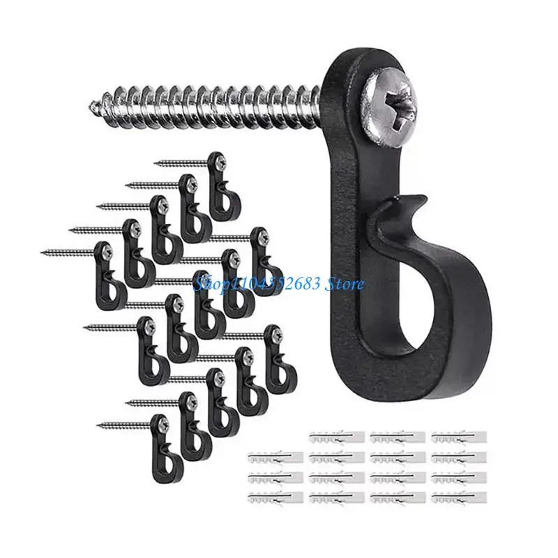 

Y6GD Sturdy Gutter Hook for Easy Hanging and Cable Managements Household Use