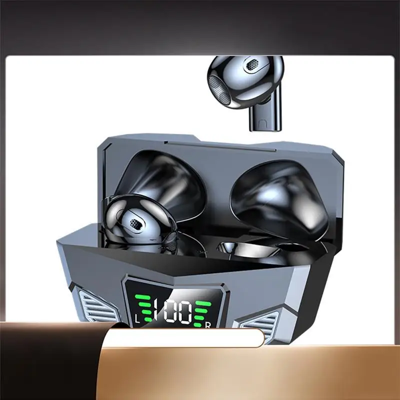 

1Set Gaming Game Headphones Noise Canceling Headset Mini Bluetooth Headset Black-X64A